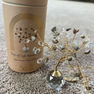 Scout Gold and Crystal Tree of Life Suncatcher